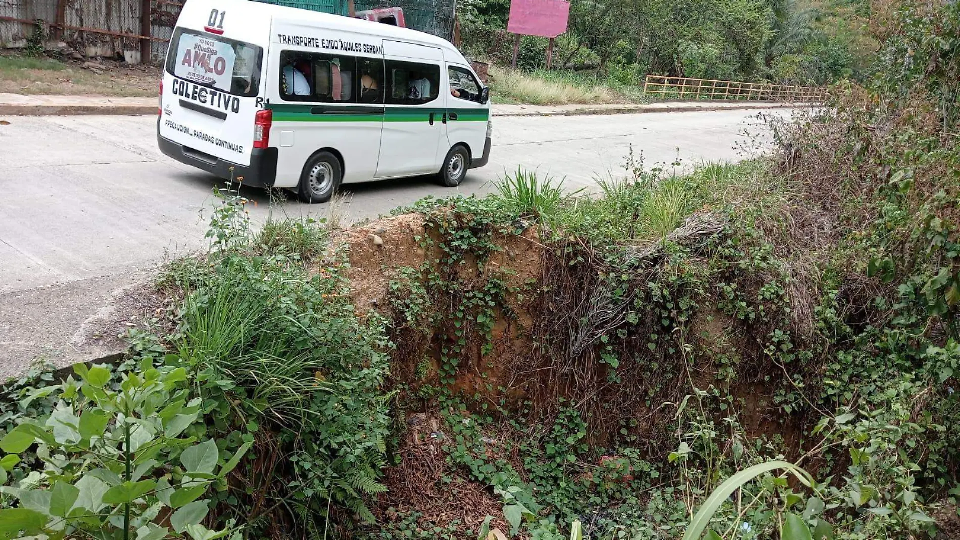 carretera peligrosa